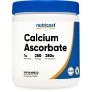 Nutricost Calcium Ascorbate Powder 250G (Unflavored, 250 Servings) - Vitamin C and Calcium Complex, Non-GMO, Vegan