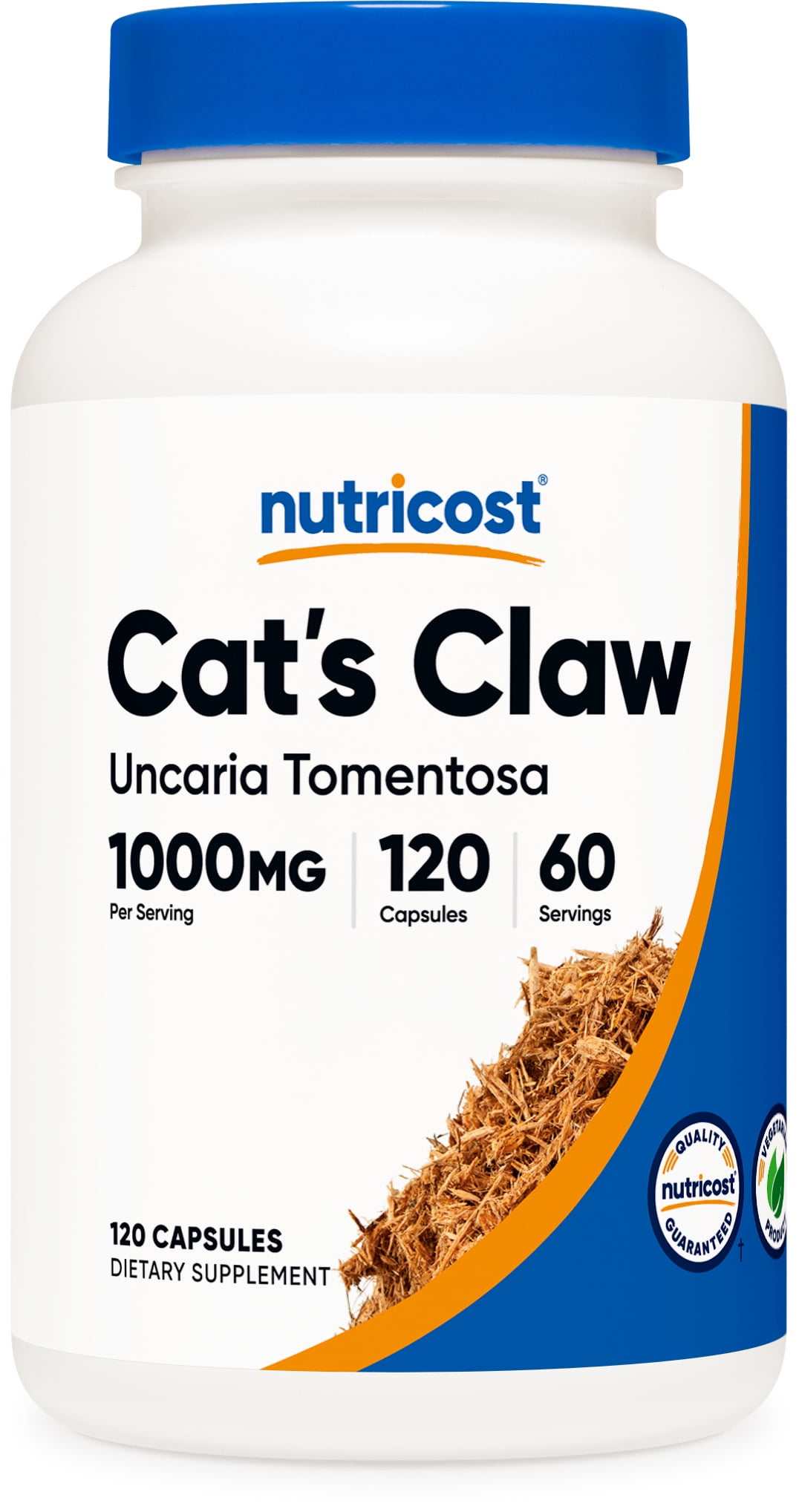 Nutricost Cat's Claw 1000mg Capsules, NonGMO, Gluten Free, 120