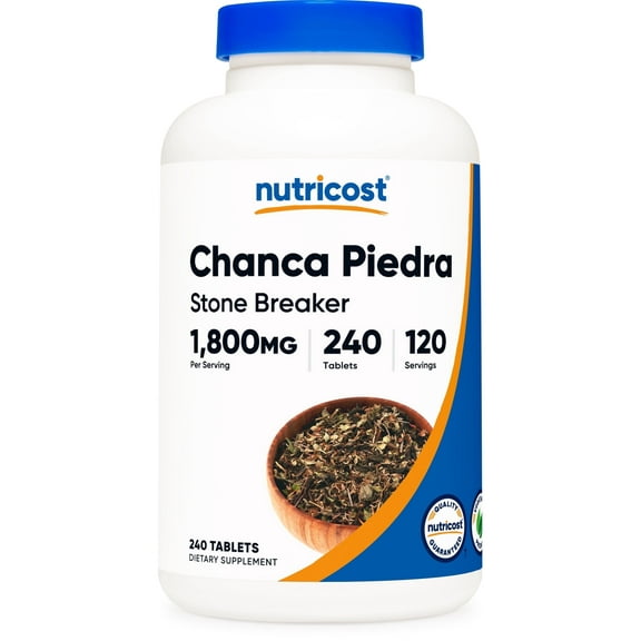 Nutricost Chanca Piedra Extract - Stone Breaker - 120 Servings, 1800mg Per Serving, 240 Tablets Per Bottle