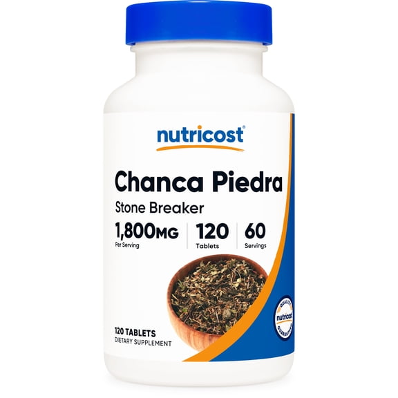 Nutricost Chanca Piedra Extract - Stone Breaker - 60 Servings, 1800mg Per Serving, 120 Tablets Per Bottle