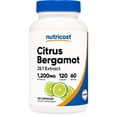 thumbnail image 1 of Nutricost Citrus Bergamot Capsules (120 Capsules, 60 Servings / 1,200 Mg Citrus Bergamot Extract Per Serving) | Potent 25:1 Extract - Gluten Free, Vegan Friendly & Non-GMO Supplement, 1 of 8