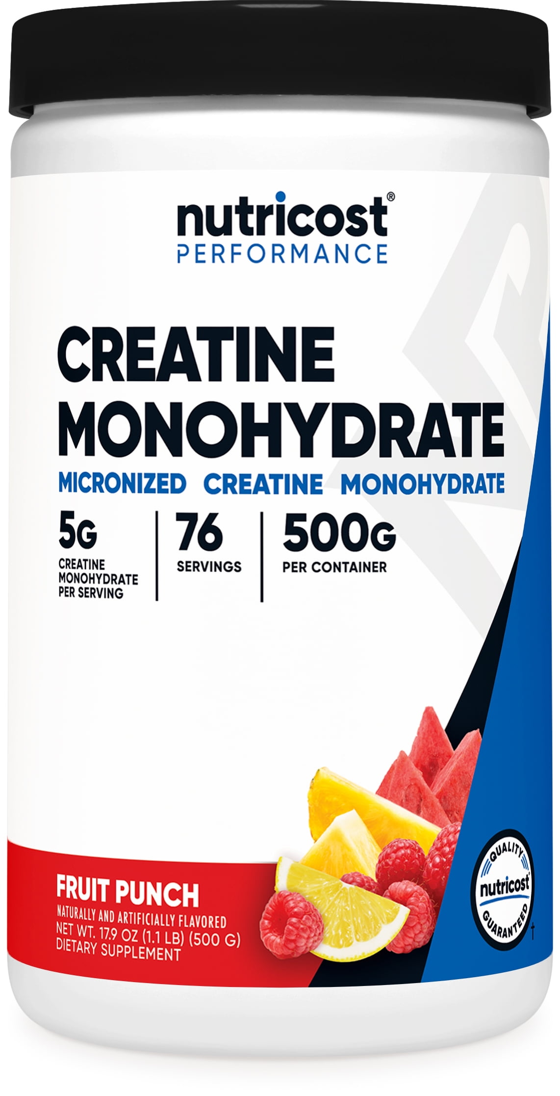 Nutricost Creatine Monohydrate Powder (500 Grams) (Fruit Punch) Supplement