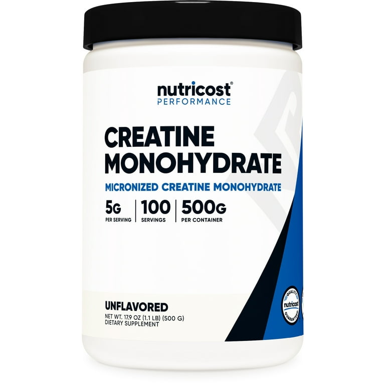 Creatine Monohydrate Micronized Powder 500G, 5000mg Per Serv (5g