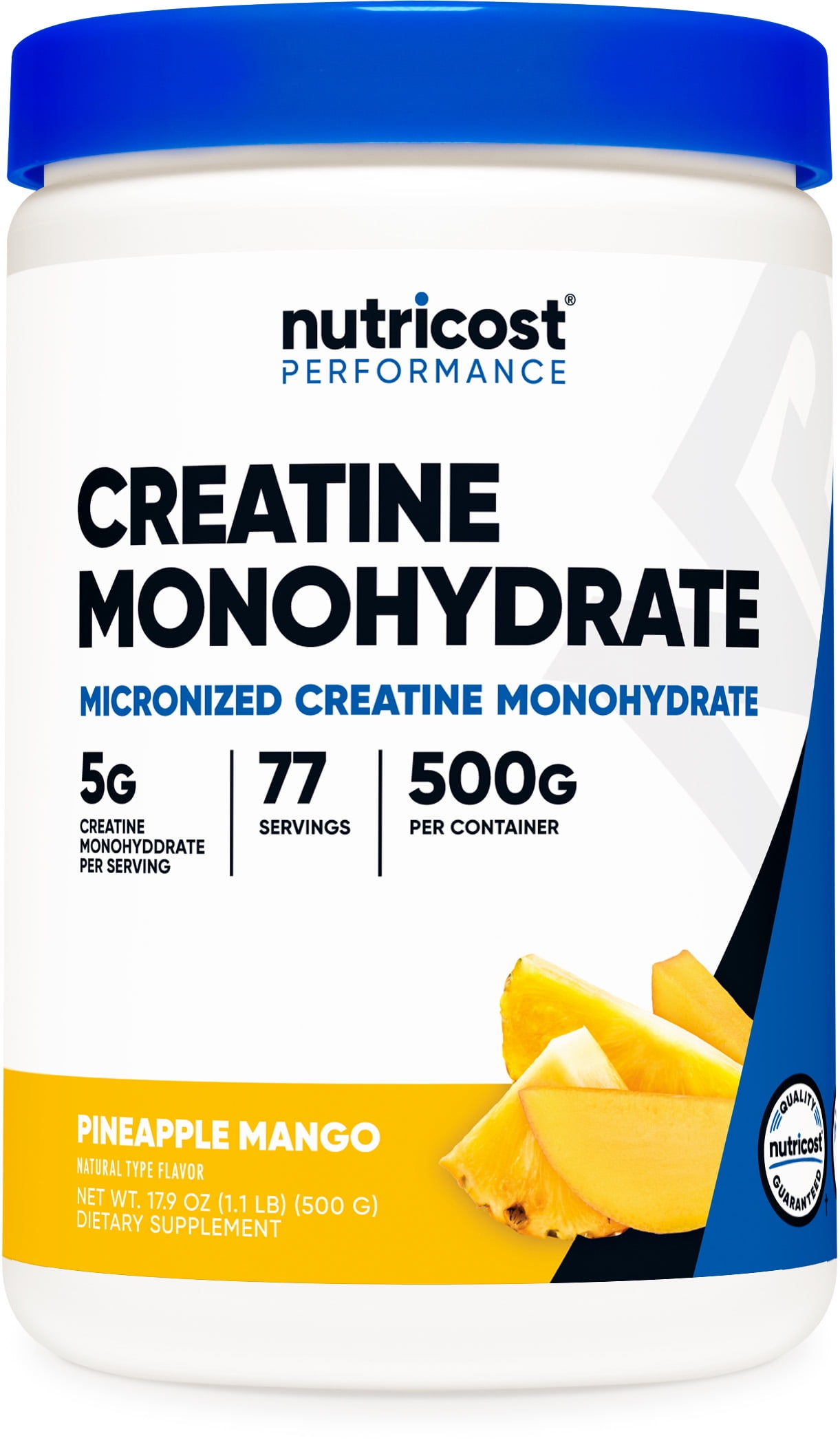 Nutricost Creatine Monohydrate Powder (Pineapple Mango, 500 Gram