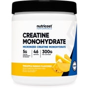 Nutricost Creatine Monohydrate Powder Pineapple Mango Flavored, 300 Grams - 5 Grams Per Serving
