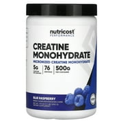 Nutricost Creatine Monohydrate Supplement Powder (500 Grams) (Blue Raspberry)