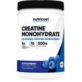 thumbnail image 1 of Nutricost Creatine Monohydrate Supplement Powder (500 Grams) (Blue Raspberry), 1 of 2