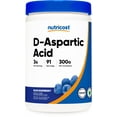 thumbnail image 1 of Nutricost D-Aspartic Acid (DAA) Powder 300G (Blue Raspberry) - Amino Acid, 1 of 5