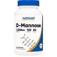thumbnail image 1 of Nutricost D-Mannose 500mg, 120 Capsules - 1000mg Per Serving, Non-GMO and Gluten Free Supplement, 1 of 8