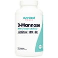 thumbnail image 1 of Nutricost D-Mannose with Cranberry Extract for Women 1300mg 180 capsules, 1 of 2