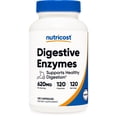 thumbnail image 1 of Nutricost Digestive Enzymes 620mg, 120 Vegetarian Capsules - (Unisex) Supplement, 1 of 8