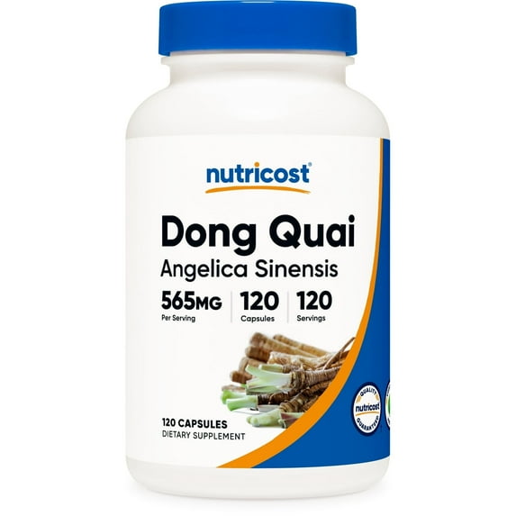 Nutricost Dong Quai 565mg, 120 Capsules - Vegetarian Capsules - Angelica Sinensis Supplement