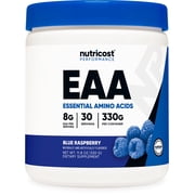 Nutricost EAA Powder 30 Servings Blue Raspberry- Amino Acids Supplement