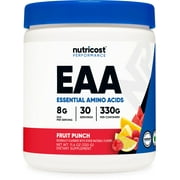 Nutricost EAA Powder 30 Servings Fruit Punch - Essential Amino Acids - Non-GMO