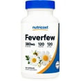thumbnail image 1 of Nutricost Feverfew Capsules 380mg, 120 Capsules, Vegetarian Friendly, Non-GMO & Gluten Free, 1 of 4