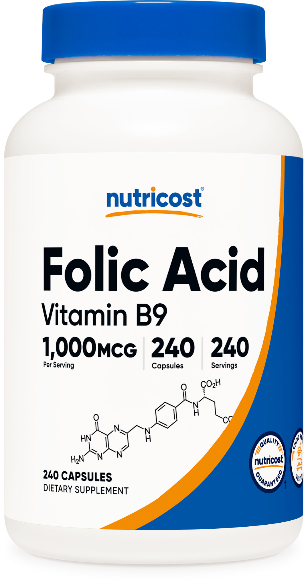 Nature S Blend Folic Acid 1000 Mcg 1 000 Mcg 1000 Tabs