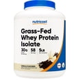 thumbnail image 1 of Nutricost Grass-Fed Whey Protein Isolate Powder (Vanilla) 5LBS - Non-GMO, Gluten Free, 1 of 6