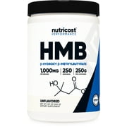 Nutricost HMB (Beta-Hydroxy Beta-Methylbutyric) 250 Grams Powder Supplement