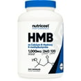 thumbnail image 1 of Nutricost HMB (Beta-Hydroxy Beta-Methylbutyric) Supplement 1000mg, 240 Capsules, 1 of 5