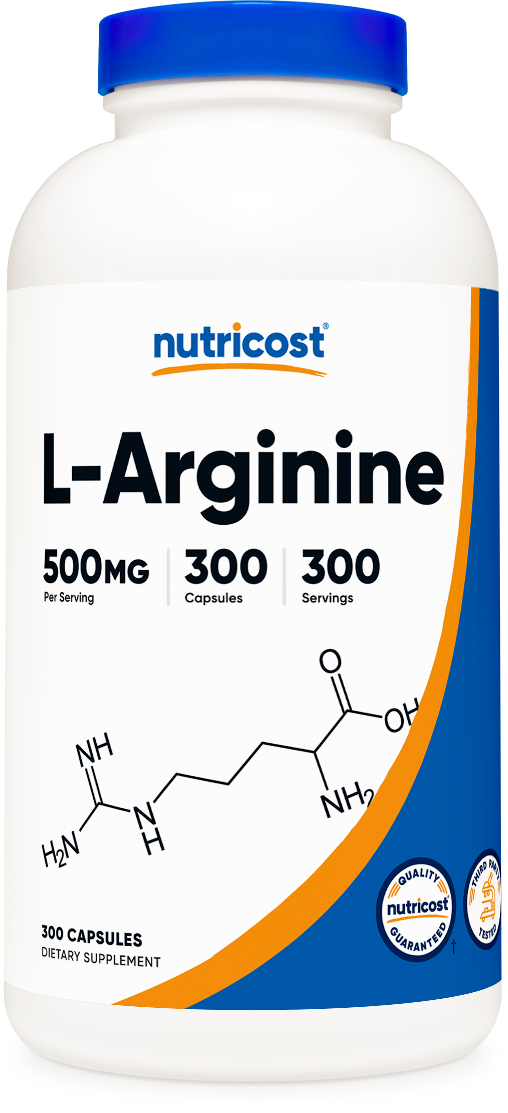 Nutricost LLysine 1000mg, 500 Capsules 500mg Per Capsule, Health