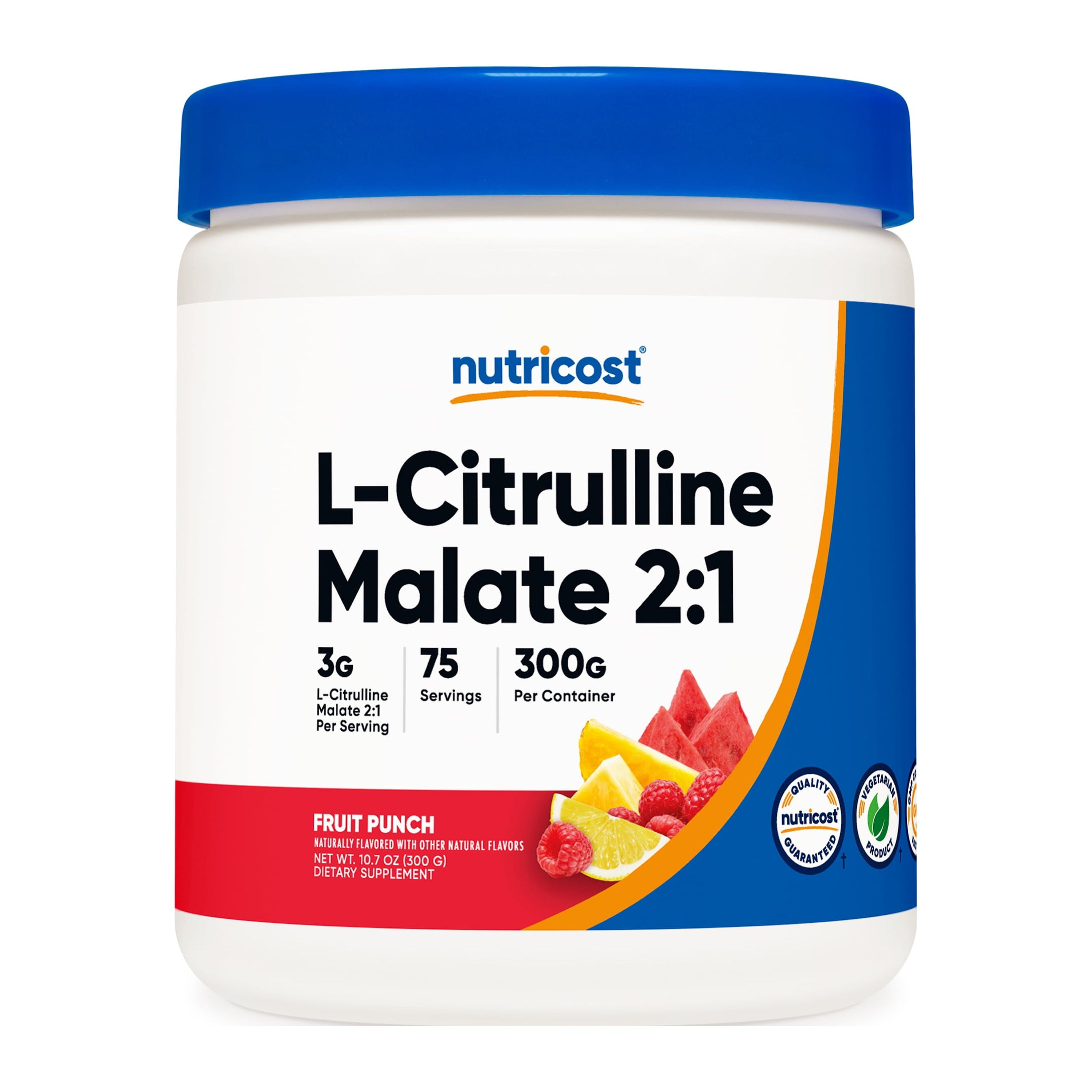 Nutricost LCitrulline Malate 21 (300g) Fruit Punch Workout Support