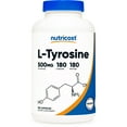 thumbnail image 1 of Nutricost L-Tyrosine 500mg, 180 Capsules - Non-GMO & Gluten Free Supplement, 1 of 5