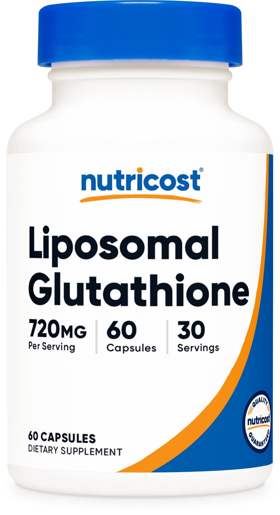 glutathione cost Nutricost Liposomal Glutathione Supplement 60 Vegan Capsules 720 mg per  Serving