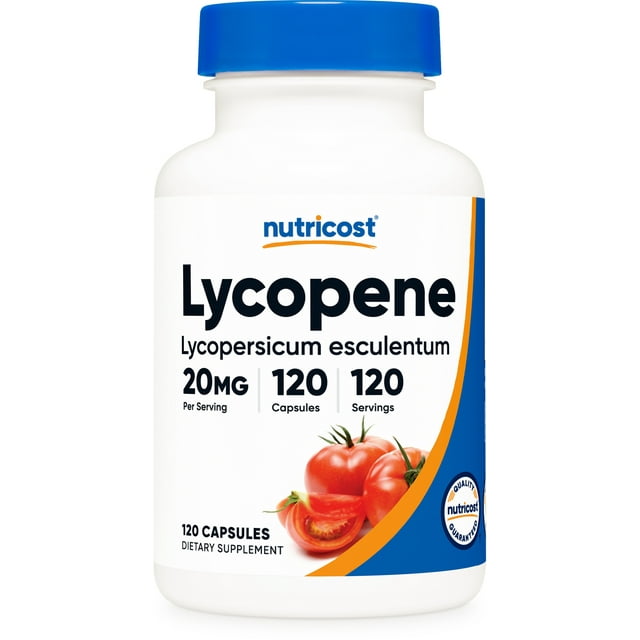 Nutricost Lycopene (20mg) 120 Capsules Gluten Free, NonGMO, and