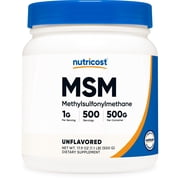 Nutricost MSM Powder 500 Grams (Methylsulfonylmethane) - Non-GMO Supplement