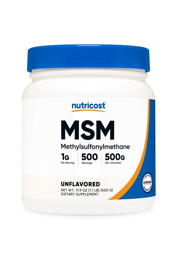 MSM Powder 500 Grams (Methylsulfonylmethane) - Non-GMO Supplement