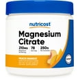 thumbnail image 1 of Nutricost Magnesium Citrate Powder (Peach Mango, 250 Grams) - Non-GMO Supplement, 1 of 5