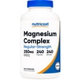 thumbnail image 1 of Nutricost Magnesium Complex 250mg, 240 Capsules - Magnesium Oxide, Citrate, and Glycinate - Gluten Free and Non-GMO, 1 of 5