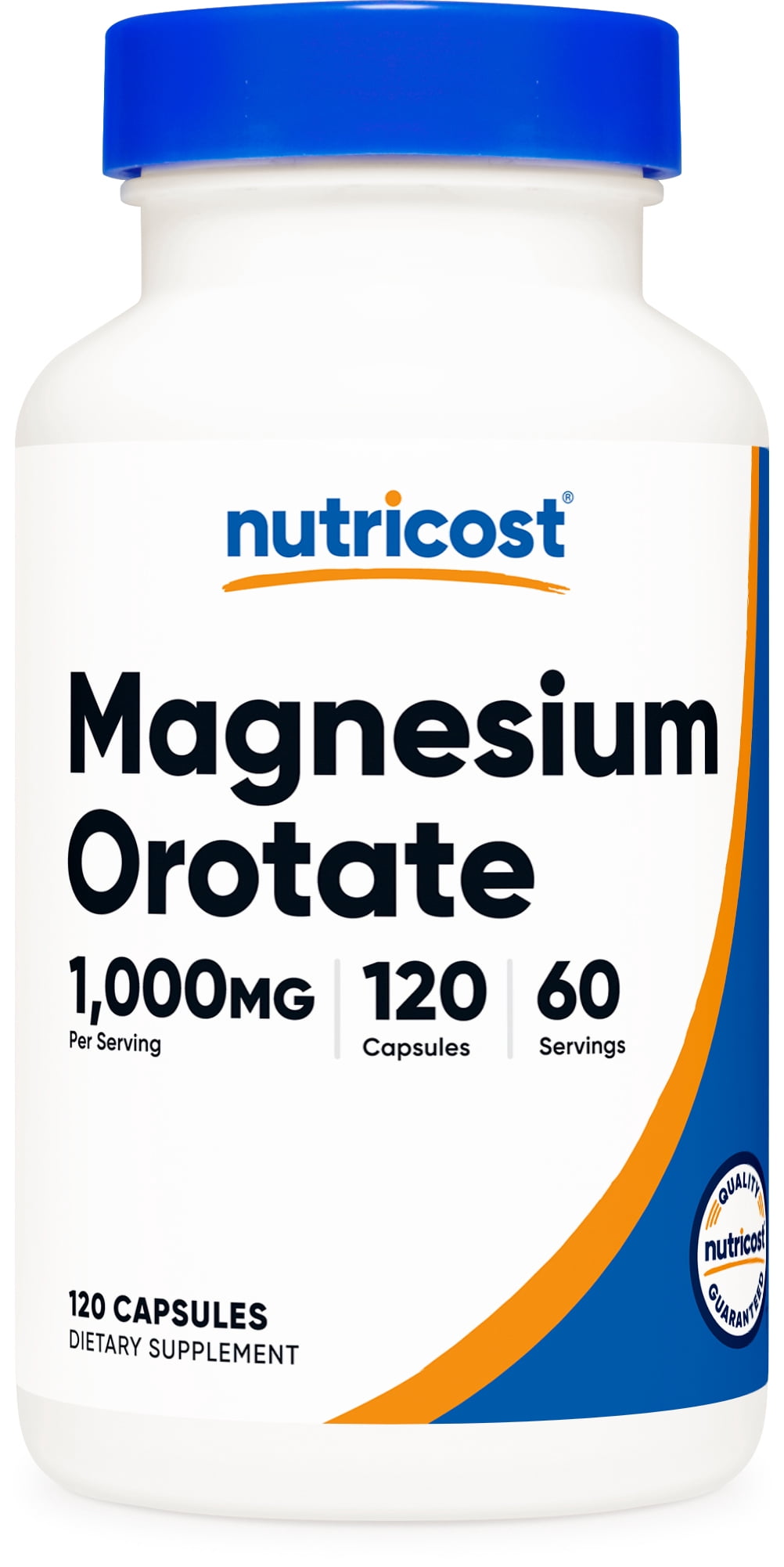 Nutricost Magnesium Orotate Supplement 1000mg Per Serving, 60 Servings, Supplement