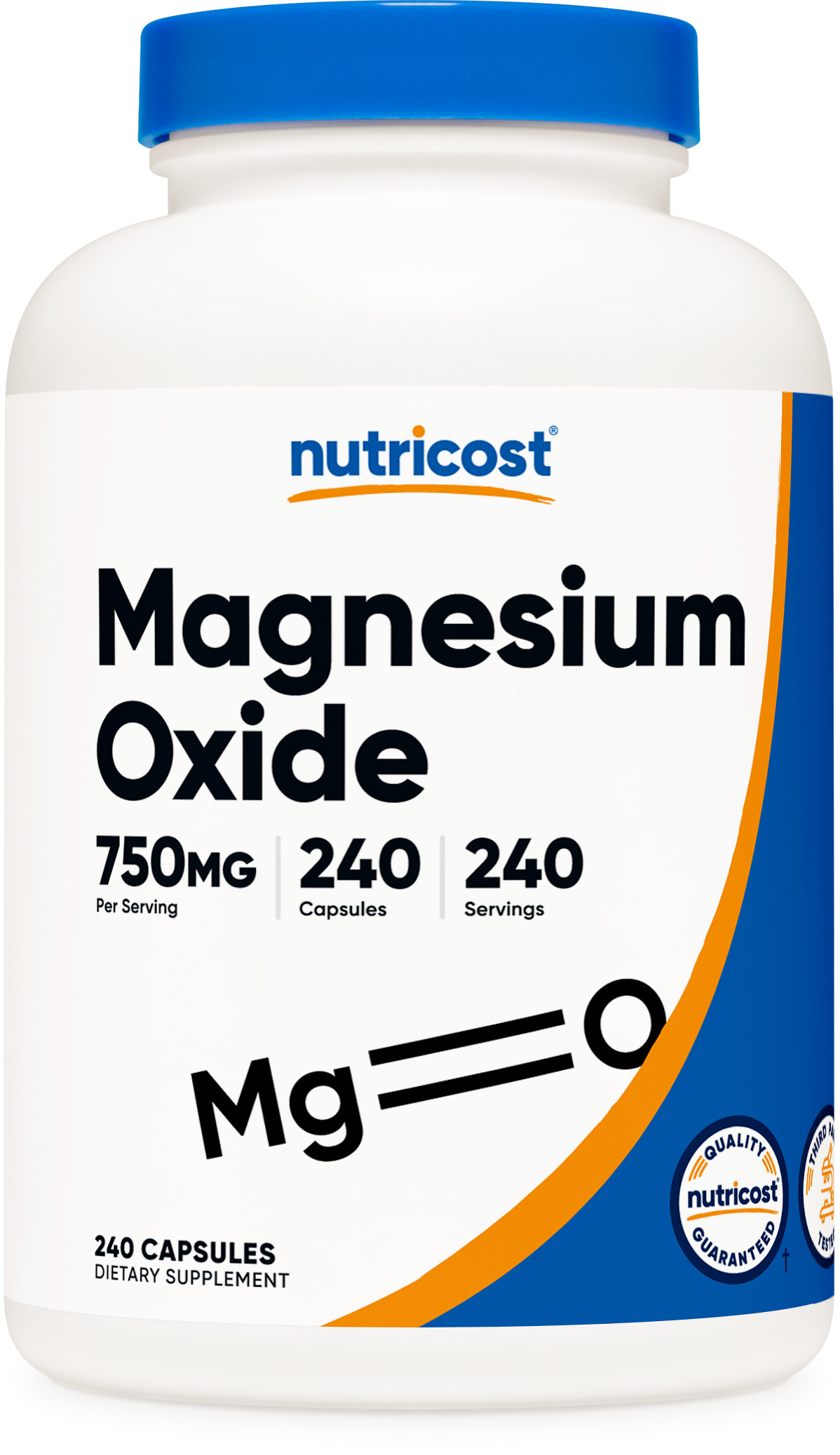 Magnesium Oxide 400MG, GeriCare, Bottle of 120 Tablets
