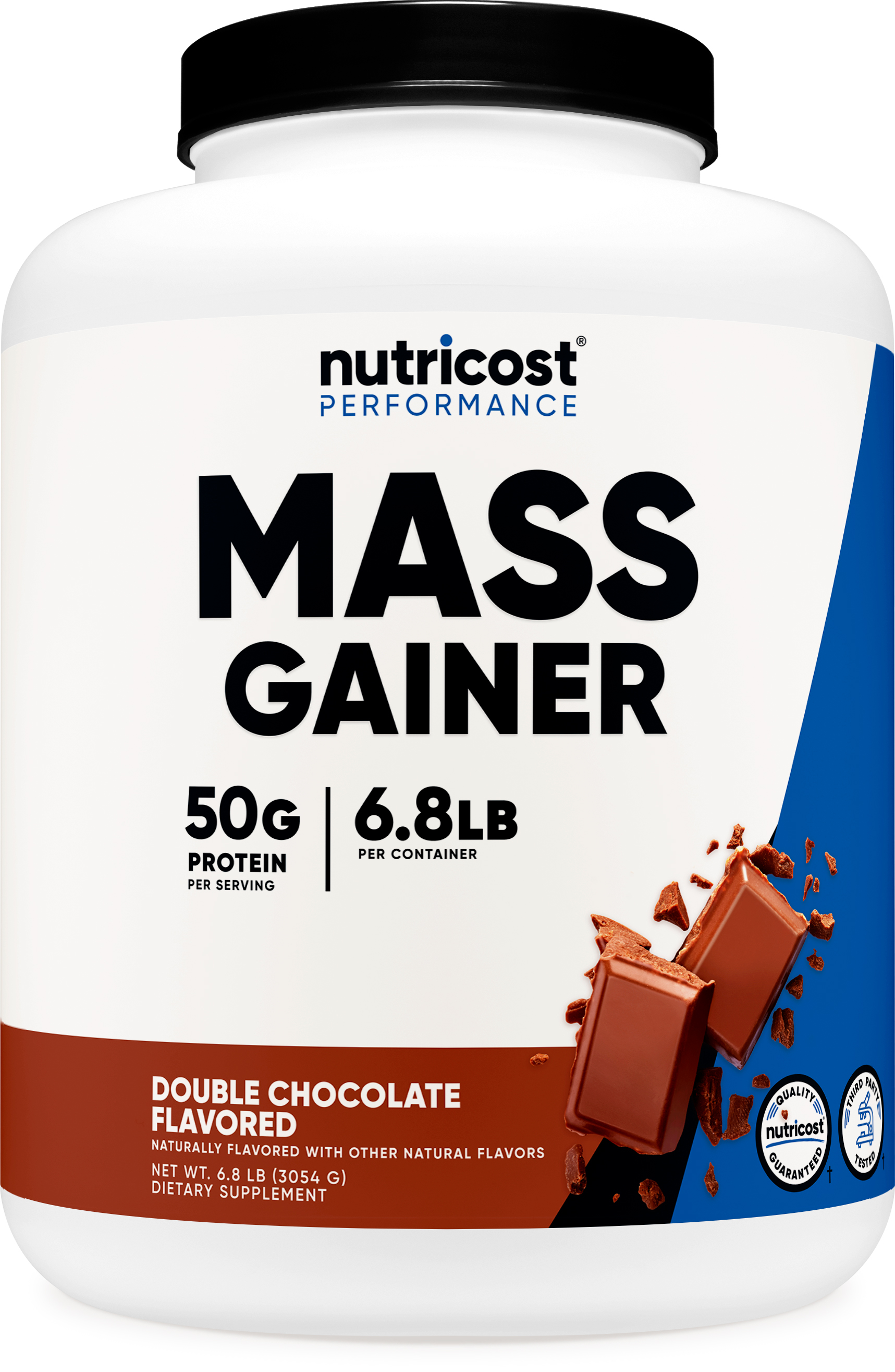 Free Shipping! Nutricost Mass Gainer Double Chocolate Flavor, 6.7 LBS ...