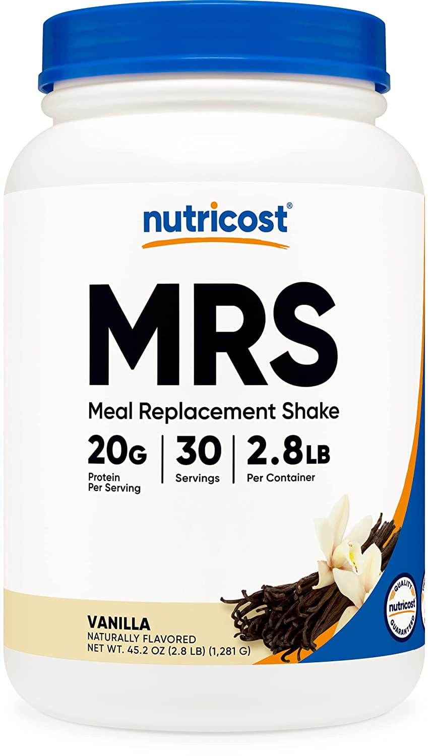 Nutricost Vanilla Meal Replacement Supplement Mix, 30 Servings Non