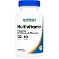 thumbnail image 1 of Nutricost Multivitamin With Probiotics (Unisex) 120 Vegetarian Capsules, 1 of 5
