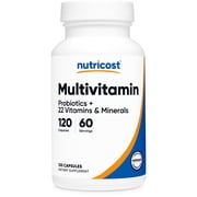 Nutricost Multivitamin With Probiotics (Unisex) 120 Vegetarian Capsules