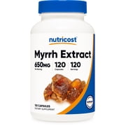 Nutricost Myrrh Extract Capsules 650 MG, 120 Capsules - Gluten Free, Non-GMO Supplement