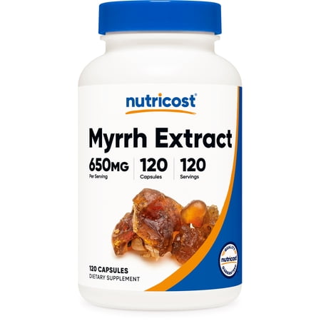 Nutricost Myrrh Extract Capsules 650 MG, 120 Capsules - Gluten Free, Non-GMO Supplement
