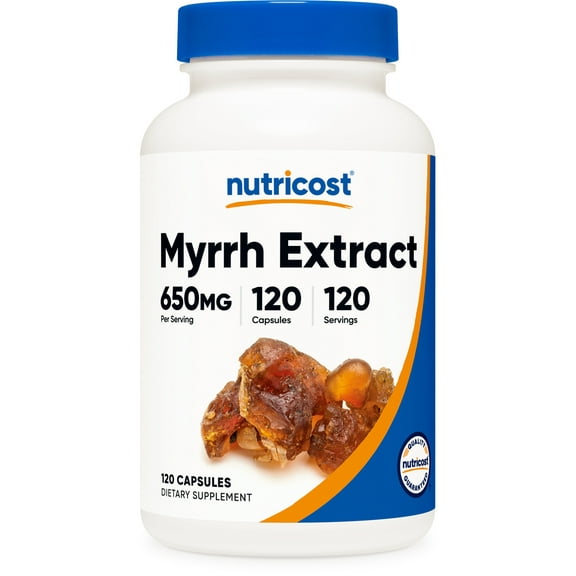 Nutricost Myrrh Extract Capsules 650 MG, 120 Capsules - Gluten Free, Non-GMO Supplement