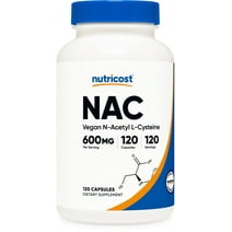 Nutricost N-Acetyl L-Cysteine (NAC) Supplement 600mg, 120 Capsules
