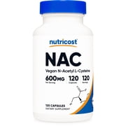 Nutricost N-Acetyl L-Cysteine NAC Supplement 600mg, 120 Capsules