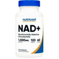 thumbnail image 1 of Nutricost NAD+ 120 Capsules (Nicotinamide Adenine Dinucleotide), 1,000mg per Serving - Gluten-Free, Vegan, 1 of 5