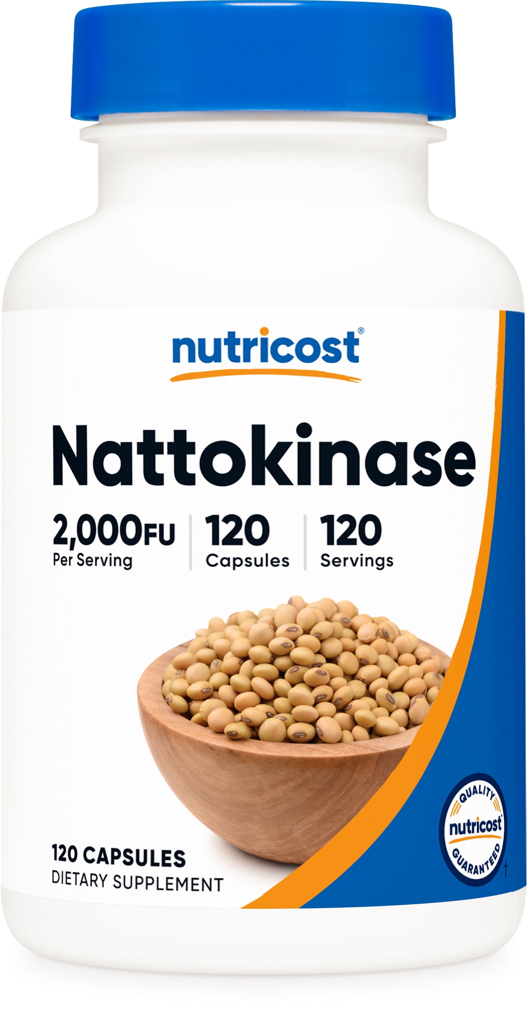 Nutricost Nattokinase 2,000FU, 120 Capsules - Gluten Free, Non-GMO, Vegetarian Friendly Supplement