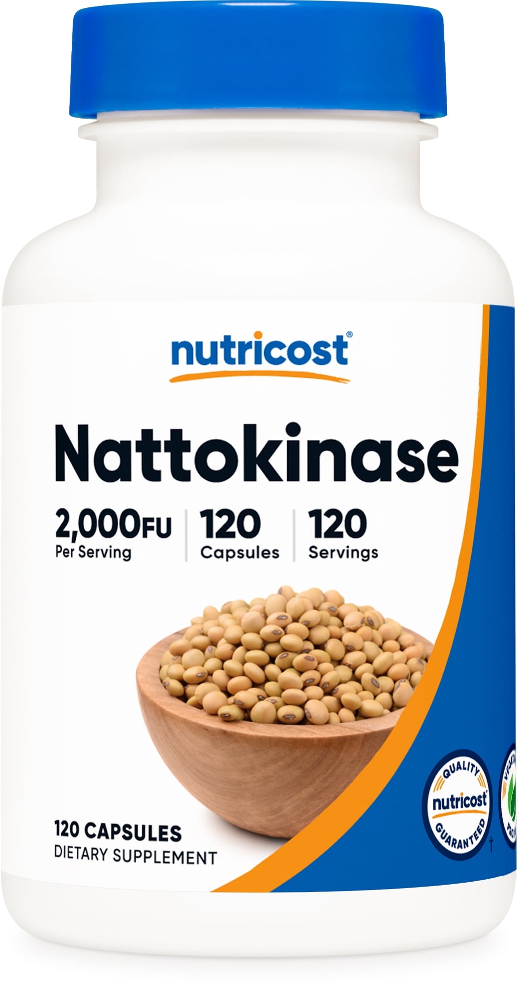 Nutricost Nattokinase 2,000FU, 120 Capsules - Gluten Free, Non-GMO, Vegetarian Friendly Supplement