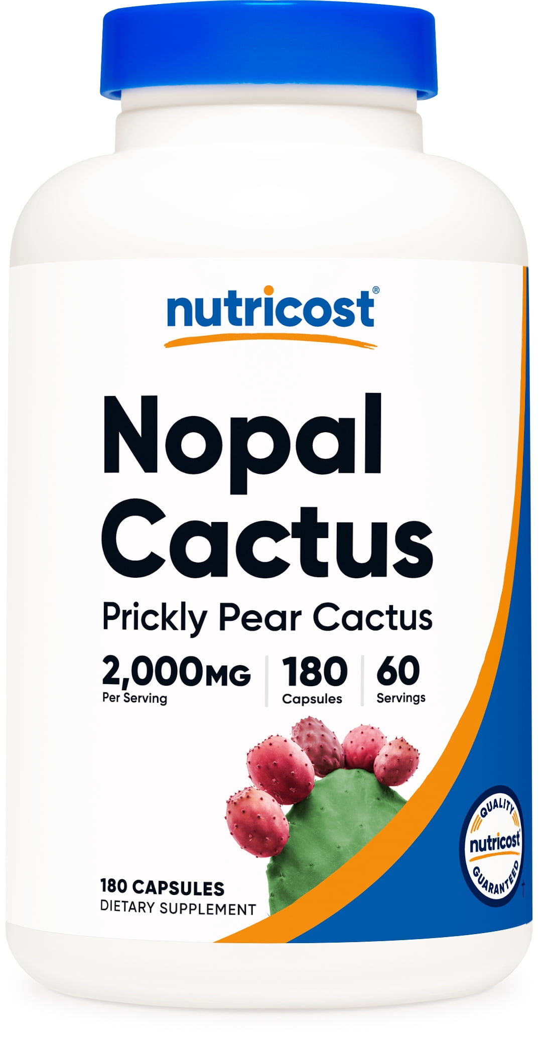 Nutricost, Nopal Cactus, 2000mg, Vegan Capsules, 180 count - Walmart.com