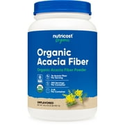 Nutricost Organic Acacia Fiber Powder Supplement (2 LB) - Non-GMO, Gluten Free