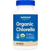 Nutricost Organic Chlorella 500mg, 240 Tablets - Gluten Free, Non-GMO Supplement