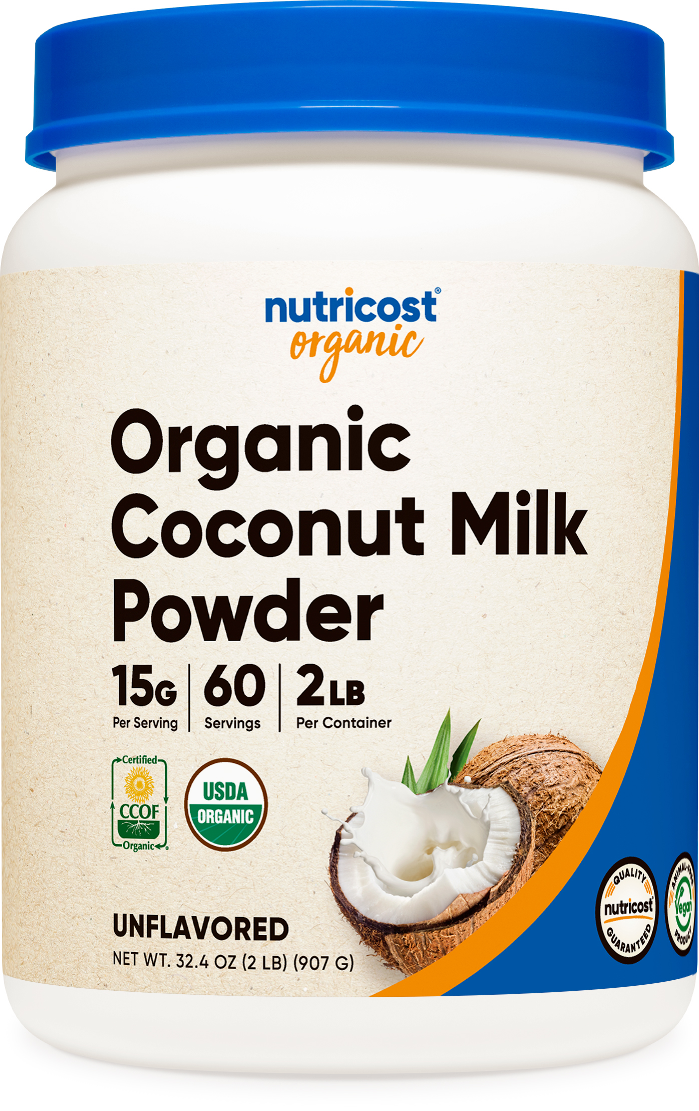 Jiva Organics Organic Coconut Milk Powder, 5.2 oz (150 g) - Walmart.com